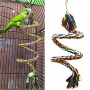 Cotton Bird Toy Rope - 50cm Length (Color as Picture)