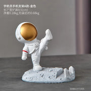 Astronaut Mobile Phone Stand – Nordic Resin Desk Decoration, Spaceman Holder, Gift Ornament