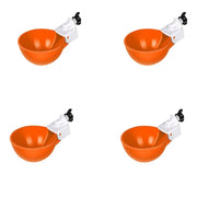 Automatic Chicken Water Feeder – High-Quality Plastic Water Cups for Chickens, Ducks, Quails, and More (4-Pack)