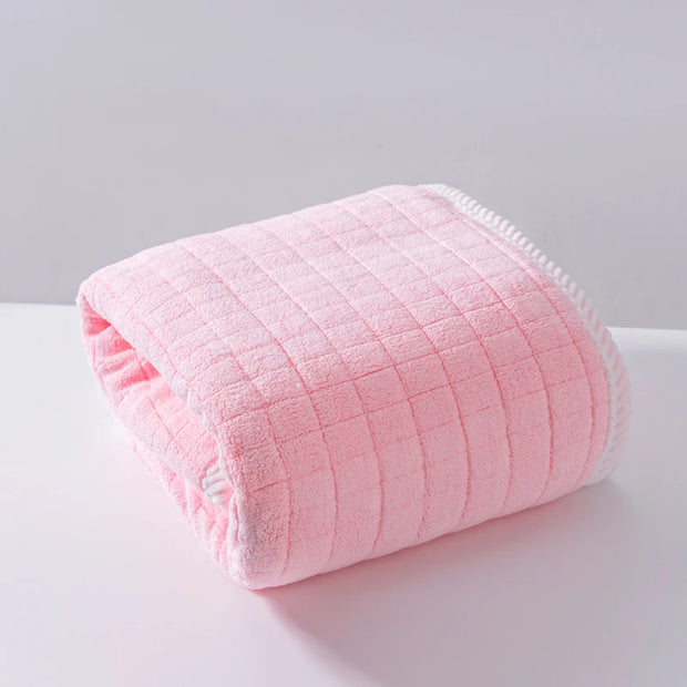 Square Spiral Bath Towel – Quick Drying, Water Absorbent, Soft &amp; Stylish for Daily Use