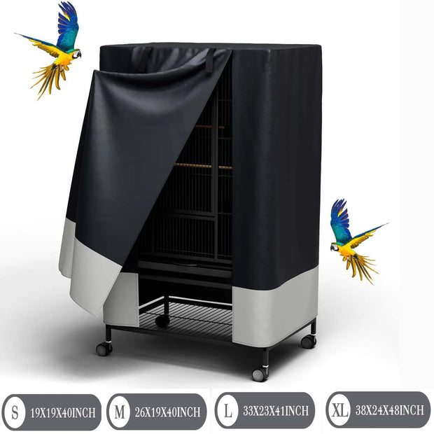 Waterproof Bird Cage Cover with Adjustable Panels – Durable, Breathable, and Protective