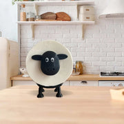 Black Sheep Toilet Roll Holder - Cute Resin Tissue Rack