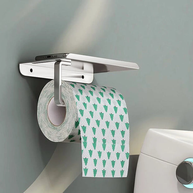 Type A Aluminum Alloy Toilet Paper Holder – Economical, Lightweight, and Durable