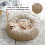 Soft Plush Cat Bed - Warm and Comfortable Sleeping Nest for Cats