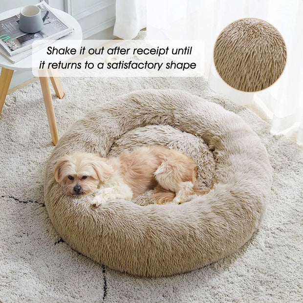 Soft Plush Cat Bed - Warm and Comfortable Sleeping Nest for Cats