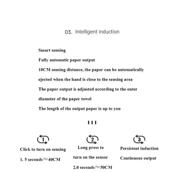 Intelligent Induction Tissue Box - Automatic Electric Toilet Paper Dispenser