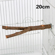 Natural Wood Bird Perch – Multiple Sizes for Pet Birds, Ideal for Cage or Outdoor Use