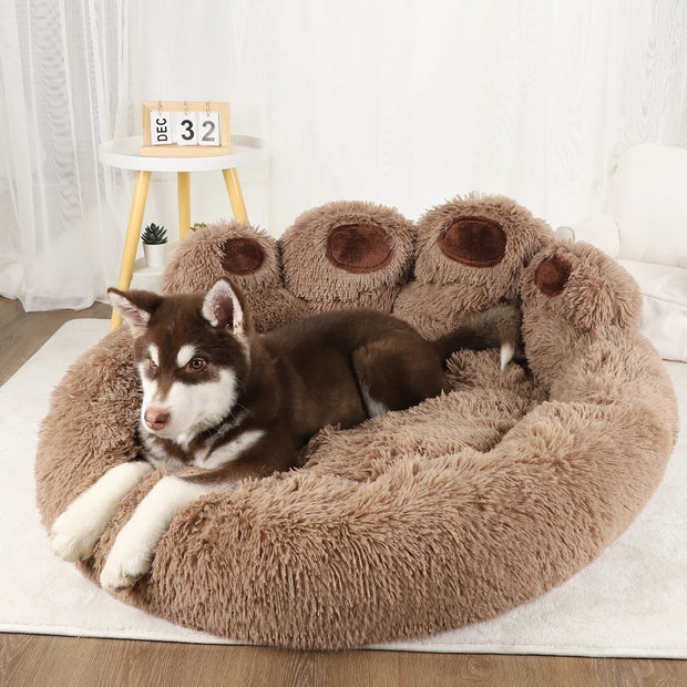 Comfortable Plush Dog Bed – Washable, Breathable, and Soft for Small to Large Dogs