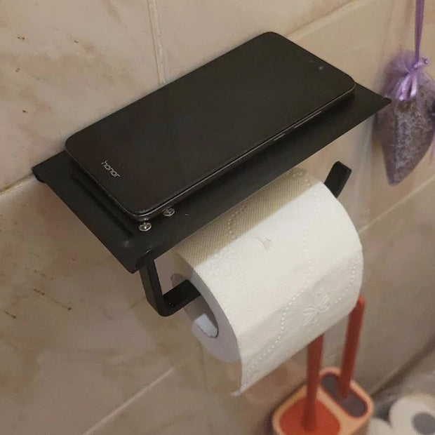 Type A Aluminum Alloy Toilet Paper Holder – Economical, Lightweight, and Durable