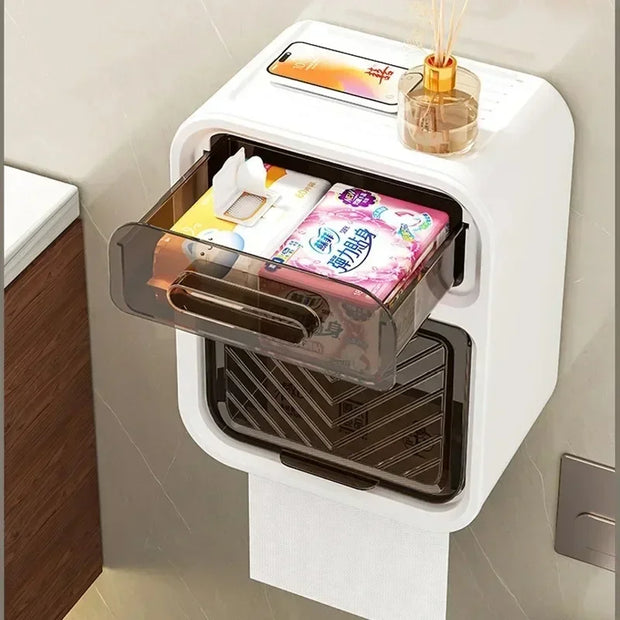 Plastic Toilet Tissue Box – Durable and Convenient Bathroom Storage Solution