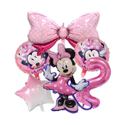 Minnie Mouse Birthday Party Supplies – Disposable Tableware, Balloons, Cups, Plates, Tablecloth, Baby Shower Decorations