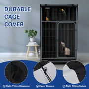 Bird Cage Cover Out Birdcage Cover Durable Breathable Washable Material for Night Heavy Duty Waterproof Pet Parrot ferret Cover