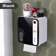 Multifunction Toilet Paper Box with Smart Aromatherapy - Wall Mount Storage Rack, Waterproof Paper Holder