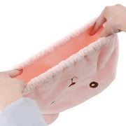 Cute Bear Microfiber Hair Drying Hat - Super Absorbent Bath Towel Cap