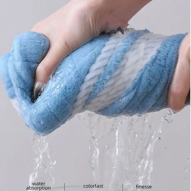 Square Spiral Bath Towel – Quick Drying, Water Absorbent, Soft &amp; Stylish for Daily Use