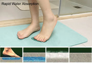 Yinzam Diatomaceous Earth Bath Mat – Quick Drying, Eco-Friendly, Non-Slip Stone Bath Mat