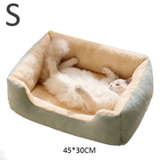 Plush Cat Bed, Comfortable Pet Cushion for Cats and Kittens, Breathable and Soft, Available in S, M, L Sizes