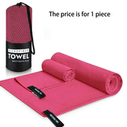 Microfiber Sports Towel – Quick-Dry, Handmade, Soft &amp; Absorbent