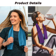 AliLeader Microfiber Sports Cooling Towel – Quick Drying, Absorbent, and Instant Cooling for Fitness, Yoga, Cycling &amp; Outdoor Activities