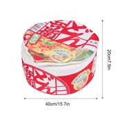 Instant Noodle Shaped Pet House – Soft Plush Cat and Dog Bed