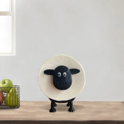 Black Sheep Toilet Roll Holder - Cute Resin Tissue Rack