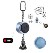 Voice Recordable Bird Toy with Metal Bell – Interactive Training & Play for Parrots, Cockatiels, and More