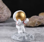 Astronaut Mobile Phone Stand – Nordic Resin Desk Decoration, Spaceman Holder, Gift Ornament