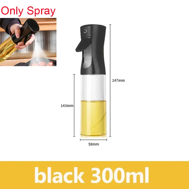 Woobrice Refillable Oil Spray Bottle – Multi-Purpose Kitchen Oil Dispenser for Healthy Cooking, 500ml, Leak-Proof Design