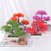 Artificial Bonsai Tree – Small Potted Simulation Plant for Table Decoration, Home, Hotel & Garden Decor