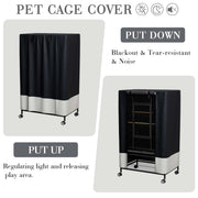 Waterproof Bird Cage Cover with Adjustable Panels – Durable, Breathable, and Protective