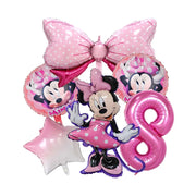 Minnie Mouse Birthday Party Supplies – Disposable Tableware, Balloons, Cups, Plates, Tablecloth, Baby Shower Decorations