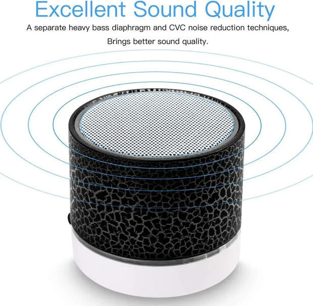 Opansten Portable Bluetooth Speaker – Compact Stereo Sound with Super Bass, 3D Surround Mode, and 33ft Bluetooth Range