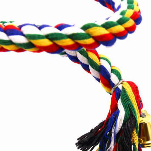 Cotton Bird Toy Rope - 50cm Length (Color as Picture)