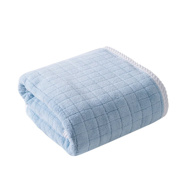 Square Spiral Bath Towel – Quick Drying, Water Absorbent, Soft &amp; Stylish for Daily Use