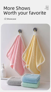 Square Spiral Bath Towel – Quick Drying, Water Absorbent, Soft &amp; Stylish for Daily Use