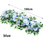 100cm DIY Wedding Flower Wall Decor – Silk Peony & Rose Artificial Flower Arrangement for Backdrop, Arch Decoration