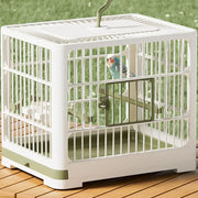 Small Bird Travel Cage – Portable Bird Carrier with Comfortable Handle, Safe & Spacious for Parrots and Parakeets