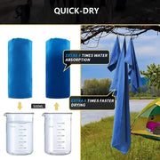 Quick-Dry Microfiber Sports Towel – Perfect for Yoga, Gym, Outdoor Adventures & More