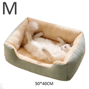 Plush Cat Bed, Comfortable Pet Cushion for Cats and Kittens, Breathable and Soft, Available in S, M, L Sizes