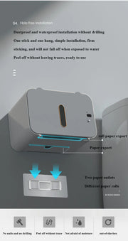 Intelligent Induction Tissue Box - Automatic Electric Toilet Paper Dispenser