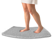 Microfiber Curved Bath Mat for Shower Rooms and Bathtubs