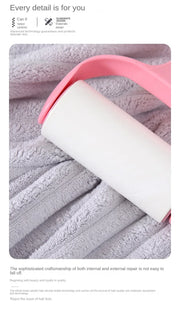 KAMAO Striped Velvet Coral Velvet Bath Towel - Quick Drying, Soft and Absorbent