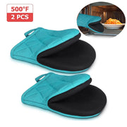 Premium Cotton Oven Gloves with Non-Slip Grip Special for BBQ Baking Cooking