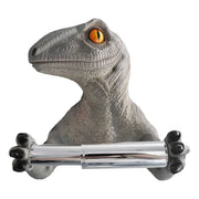 Dinosaur Toilet Paper Holder - Wall Mounted Resin Bathroom Storage