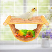 Soft & Warm Hanging Hammock for Birds – Fleece & Canvas Nest for Hamsters, Parrots & Small Pets