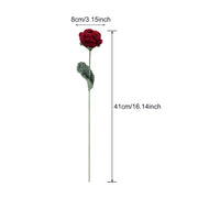 1PC Artificial Knitted Rose Bouquet - Modern Elegance for Home Décor, Weddings & Special Occasions