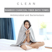 100% Bamboo Fiber Thickened Woven Towel – Soft, Absorbent, Durable, Ideal for Spa, Bath, and Gym Use