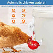 Automatic Chicken Water Feeder – High-Quality Plastic Water Cups for Chickens, Ducks, Quails, and More (4-Pack)