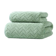 Soft Hand Towel &amp; Bath Towel Set – Quick-Drying, Absorbent, and Durable