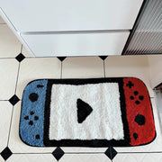 Cartoon Tufting Player Bathroom Mat Rug – Anti-Slip, Soft, 40x80cm, Ideal for Kids, Bedroom, and Gaming Room Decor